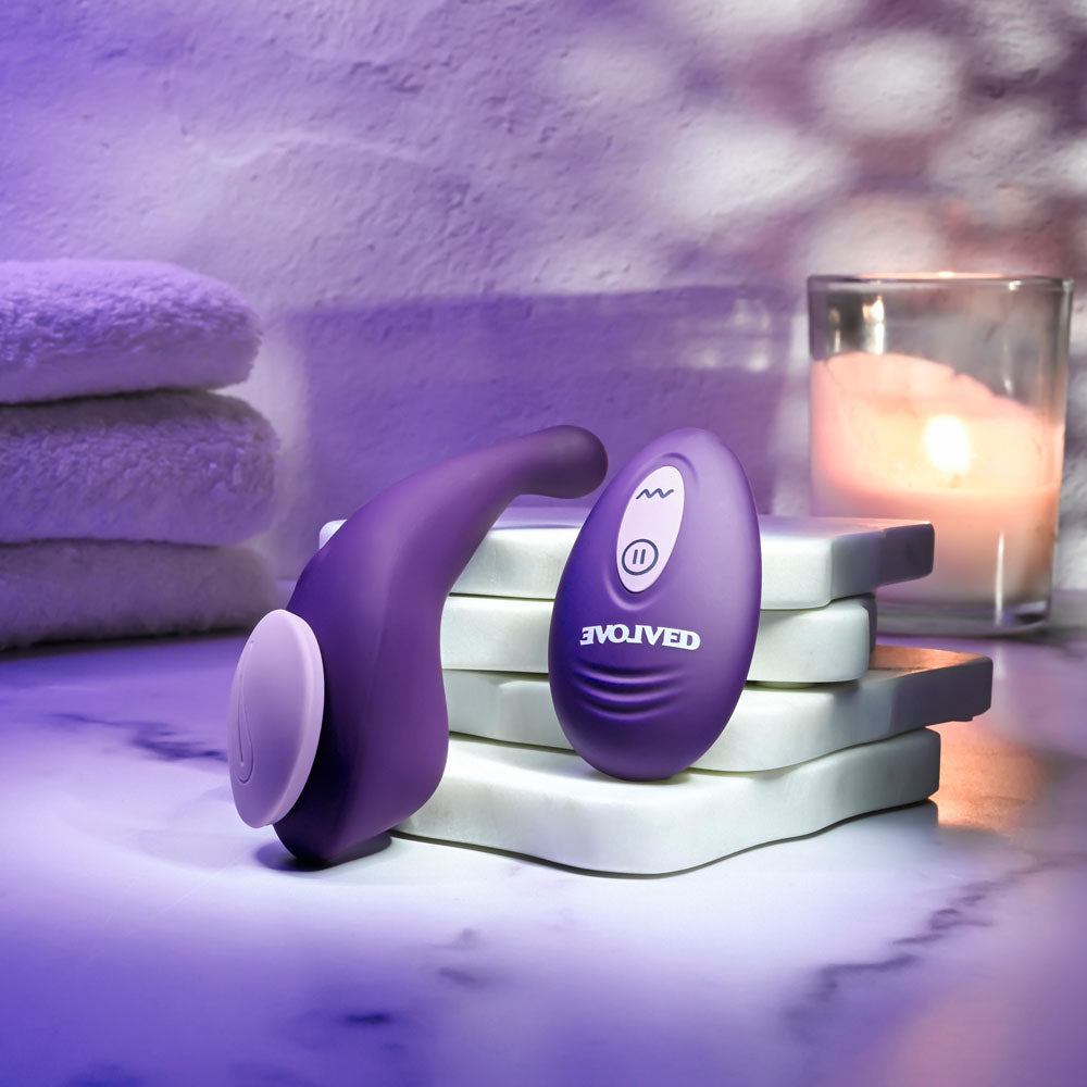 Evolved Panty Party - Panty Vibrator with Remote Control - Purple