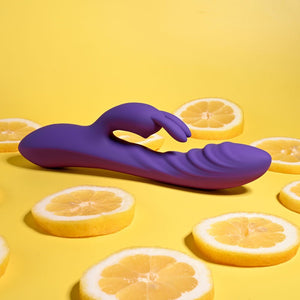Evolved Wavy Rabbit Vibrator - Purple