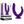 Evolved The Rider Double Ended Vibrator with Remote - Purple