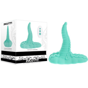 Evolved Tentacle Fantasy Grinder Pad with Remote - Green