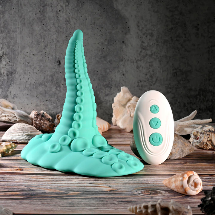 Evolved Tentacle Fantasy Grinder Pad with Remote - Green