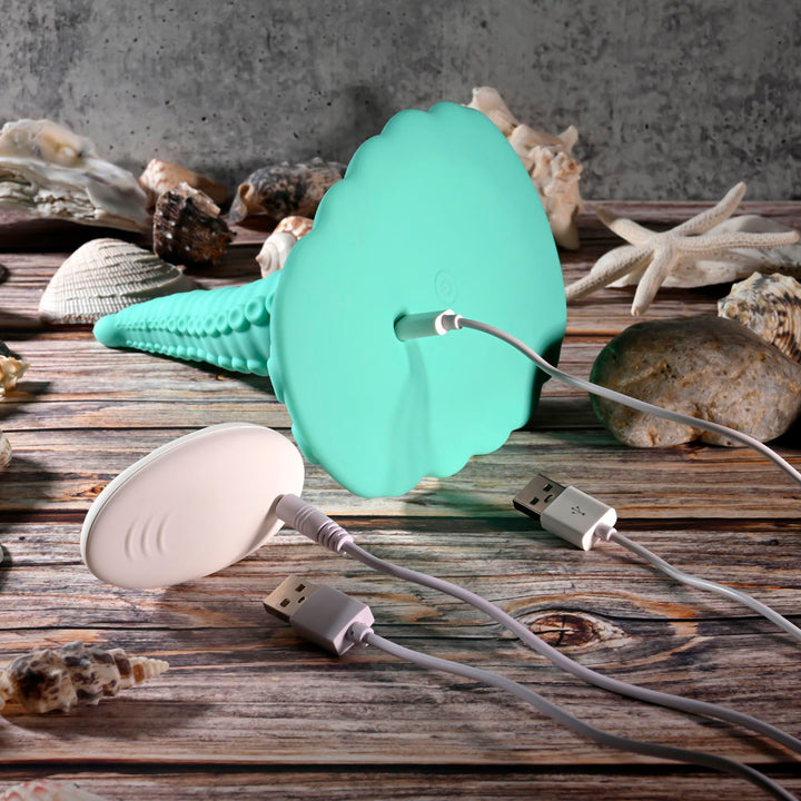 Evolved Tentacle Fantasy Grinder Pad with Remote - Green