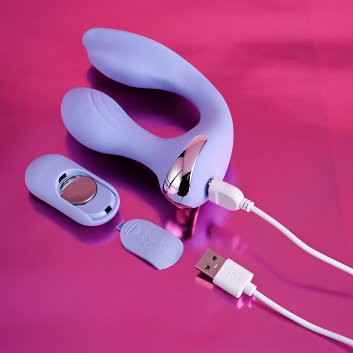 Evolved Every Way Play - Rabbit Vibrator with Wireless Remote - Purple