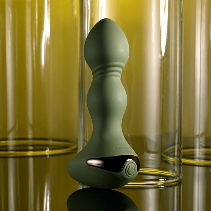 Evolved Lieutenant - Vibrating Butt Plug - Green