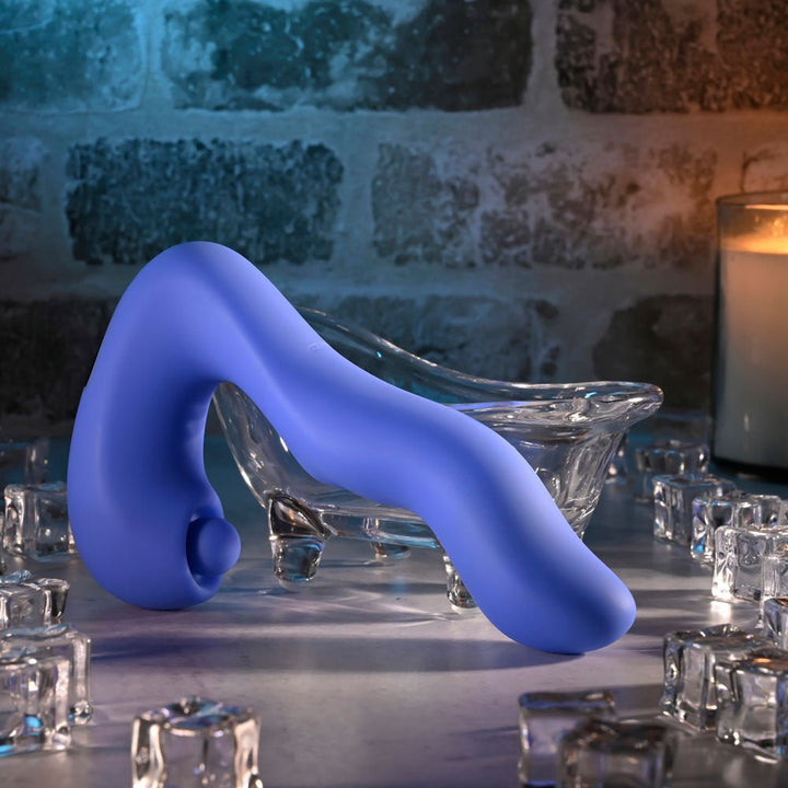 Evolved Tappity Tap Purple Vibrator with Tapping Stimulator