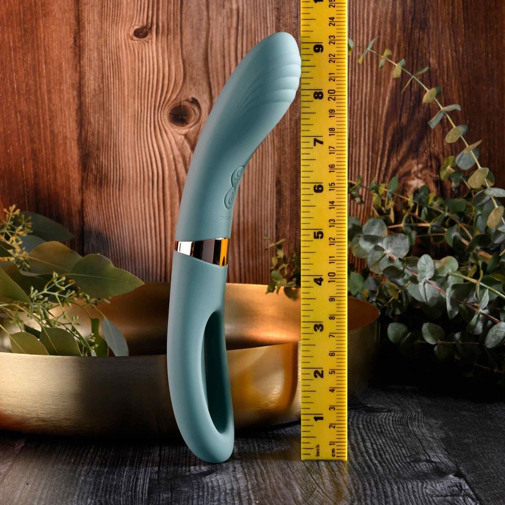 Evolved Chick Flick - Vibrator with Flicking Tip - Olive Green