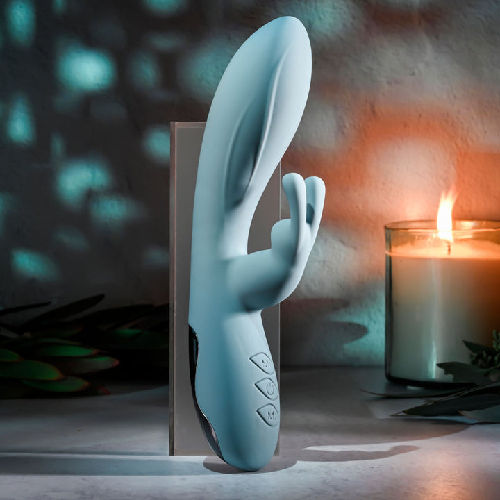 Evolved Boss Bunny Rabbit Vibrator - Baby Blue