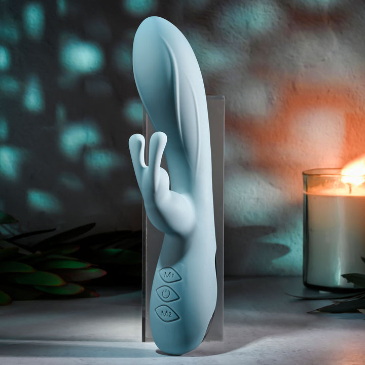 Evolved Boss Bunny Rabbit Vibrator - Baby Blue