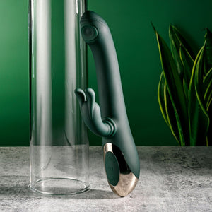 Evolved Rabbit Tap Tap - Vibrator with Tapping Tip - Green