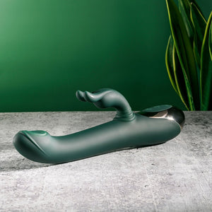 Evolved Rabbit Tap Tap - Vibrator with Tapping Tip - Green
