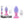Evolved Paradise Plug - Vibrating Butt Plug - Pink/Purple