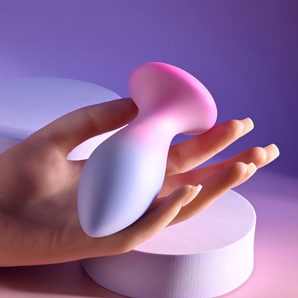 Evolved Paradise Plug - Vibrating Butt Plug - Pink/Purple