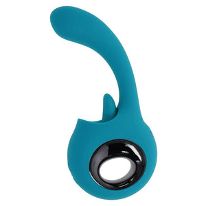 Evolved How Many Licks  - Vibrator with Flicking Stimulator - Blue