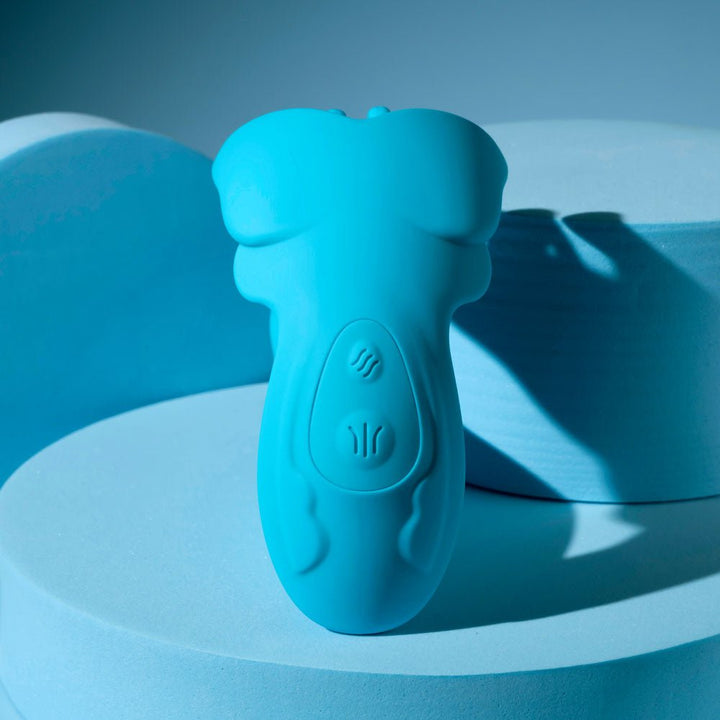 Evolved Spread Your Wings Wearable Vibrator - Blue