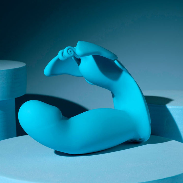 Evolved Spread Your Wings Wearable Vibrator - Blue