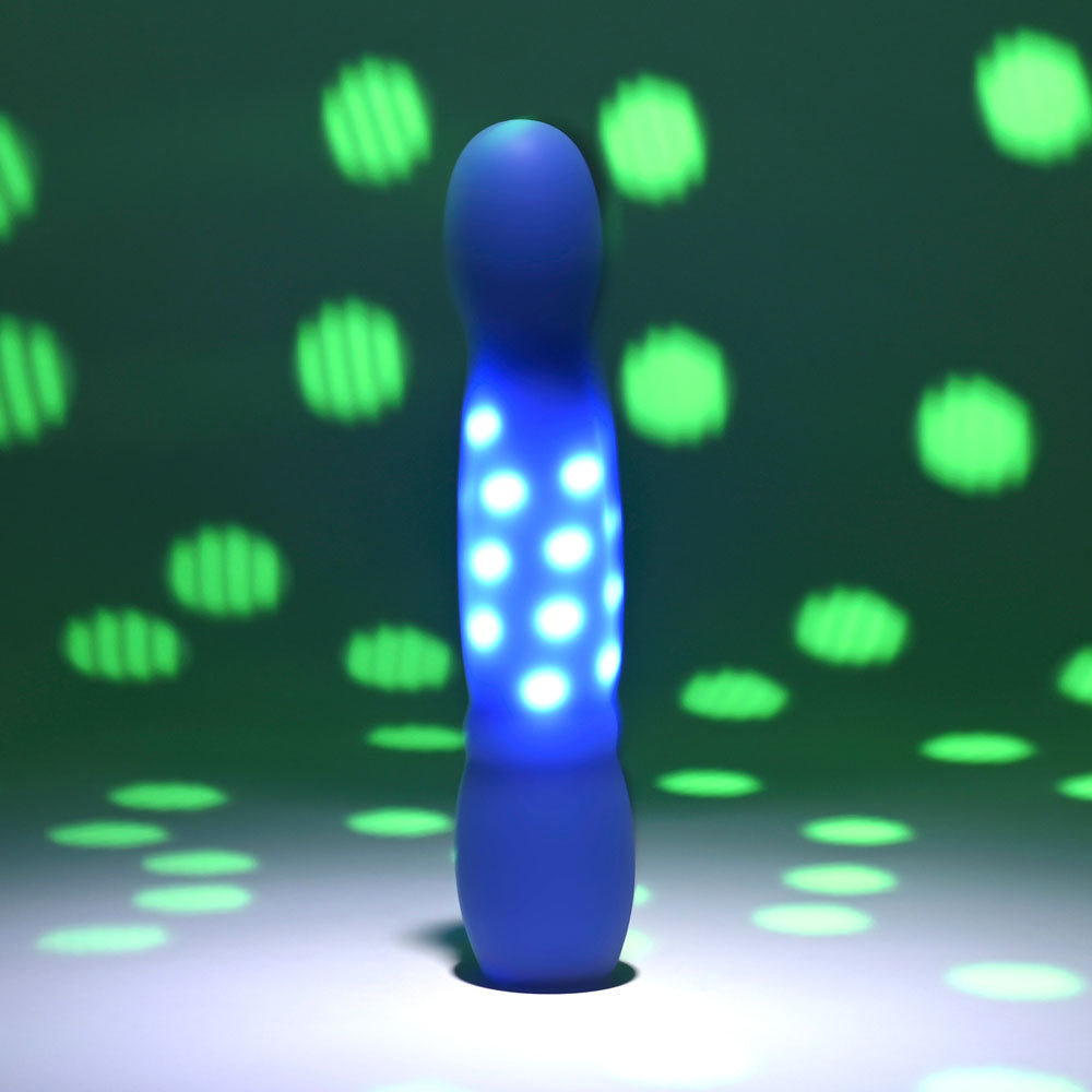 Evolved Disco Diva Light Up Vibrator - Blue