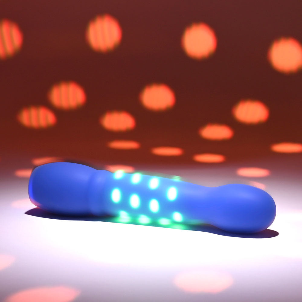 Evolved Disco Diva Light Up Vibrator - Blue