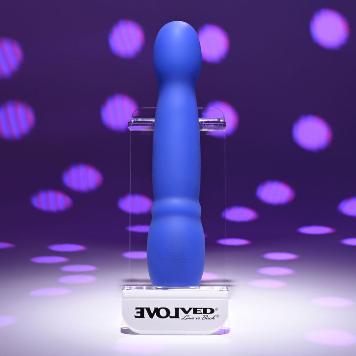 Evolved Disco Diva Light Up Vibrator - Blue