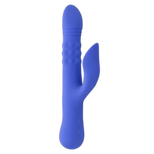 Evolved Pop Goes The O - Thrusting & Bulging Rabbit Vibrator - Purple