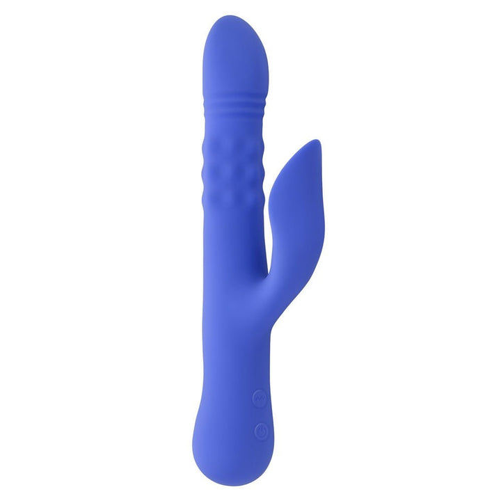Evolved Pop Goes The O - Thrusting & Bulging Rabbit Vibrator - Purple