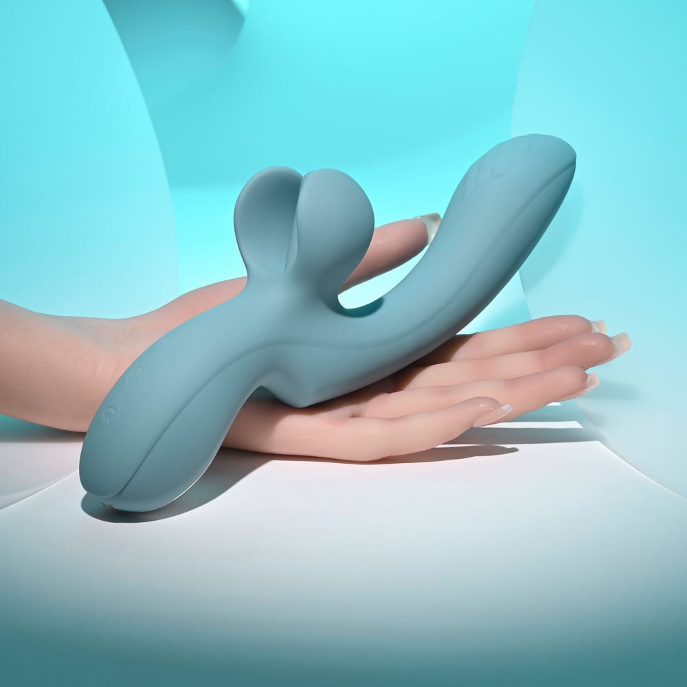 Evolved Take Your Flick - Vibrator with Flicking Clitoral Stimulator - Grey