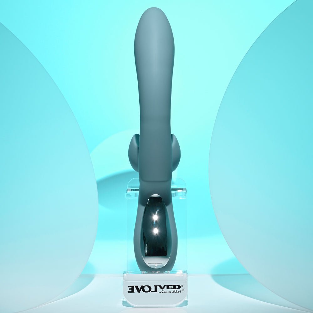 Evolved Take Your Flick - Vibrator with Flicking Clitoral Stimulator - Grey