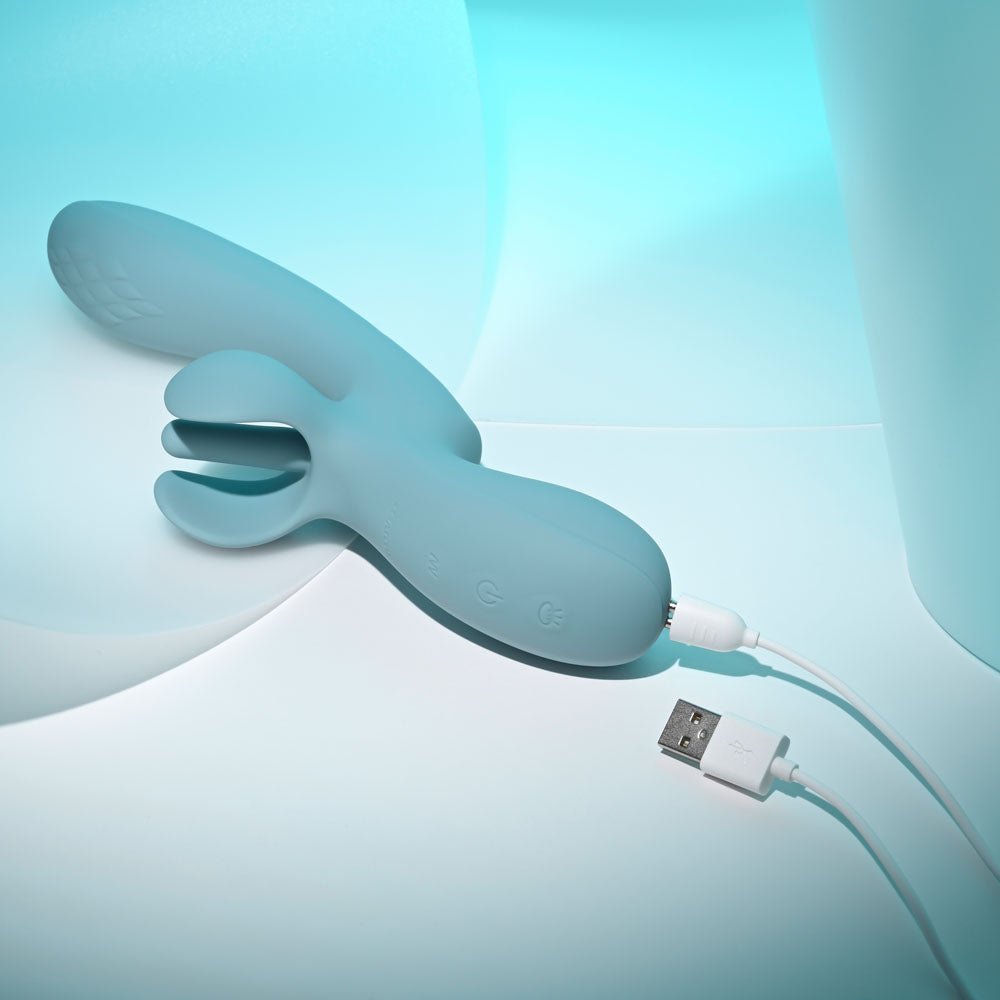 Evolved Take Your Flick - Vibrator with Flicking Clitoral Stimulator - Grey