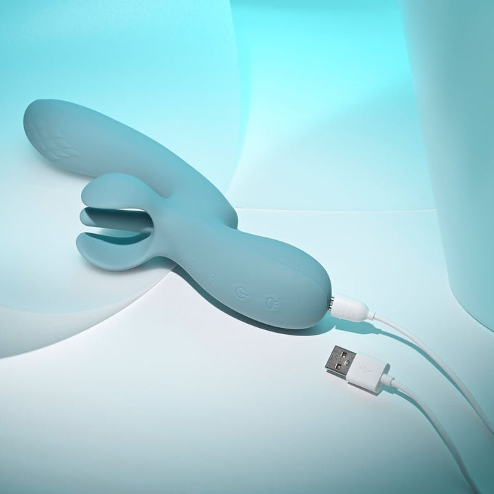 Evolved Take Your Flick - Vibrator with Flicking Clitoral Stimulator - Grey