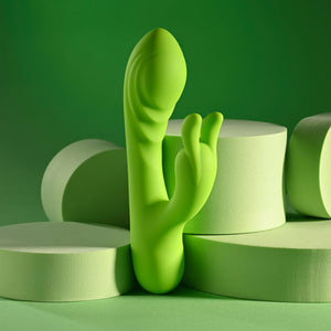 Evolved Brat Bunny Rabbit Vibrator - Green