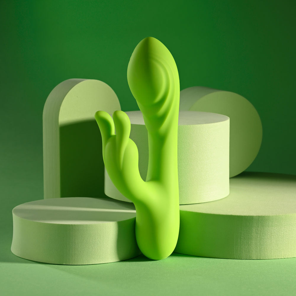 Evolved Brat Bunny Rabbit Vibrator - Green