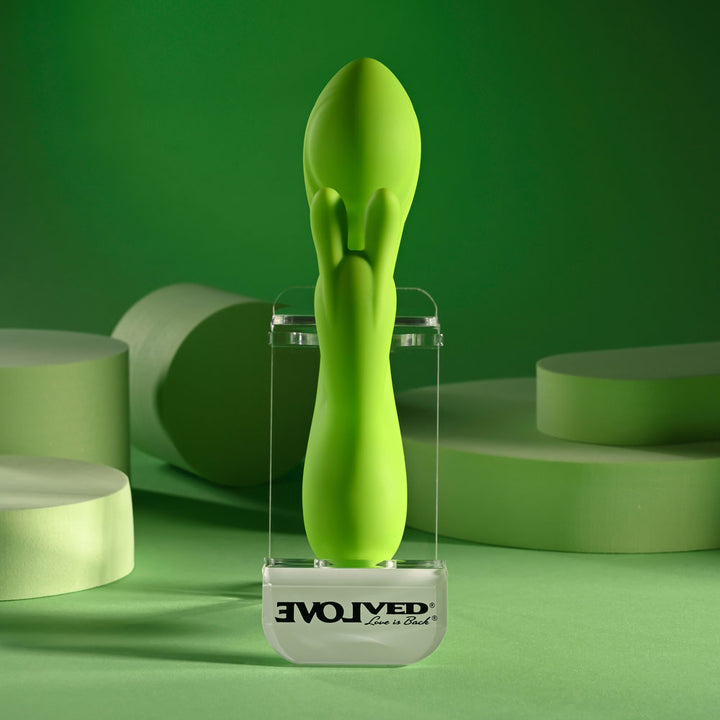 Evolved Brat Bunny Rabbit Vibrator - Green