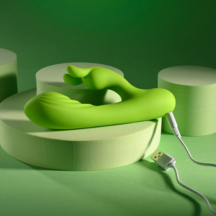 Evolved Brat Bunny Rabbit Vibrator - Green