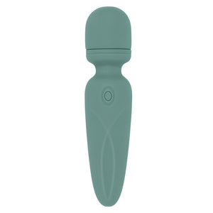 Evolved Rumble Wand Mini Massage Vibrator - Olive Green
