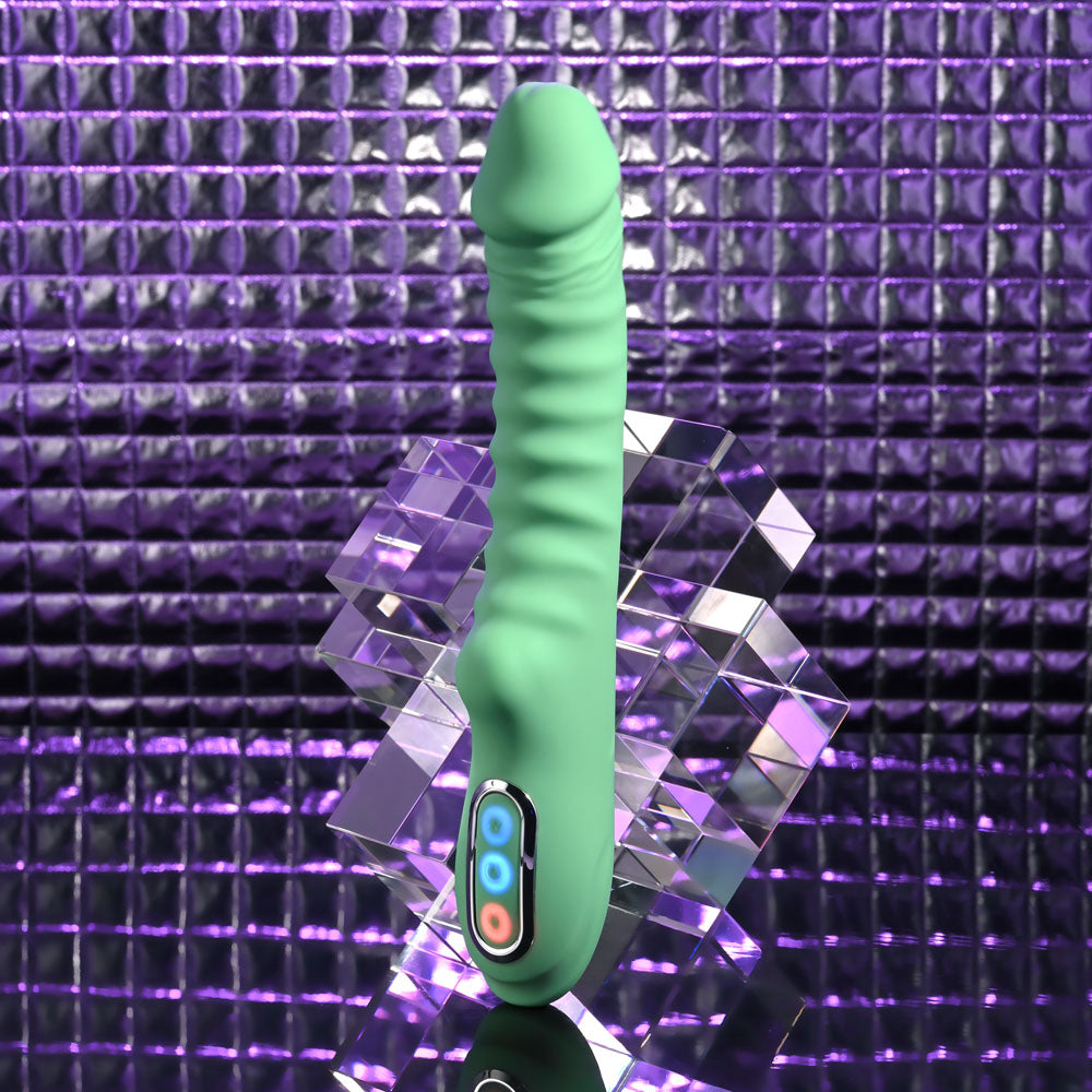 Evolved Full Throttle Vibrator - Mint Green