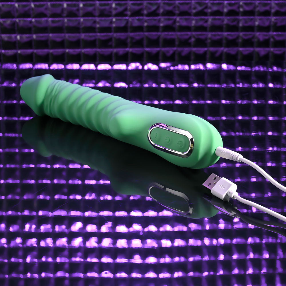 Evolved Full Throttle Vibrator - Mint Green