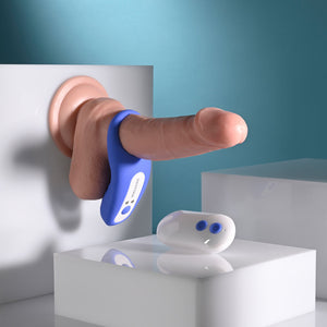 Evolved Take Your Pick Pleasure - Finger Panty Ring Vibrator w Remote - Blue