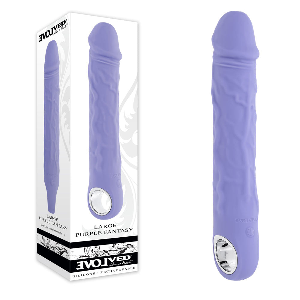 Evolved Large Purple Fantasy Vibrator