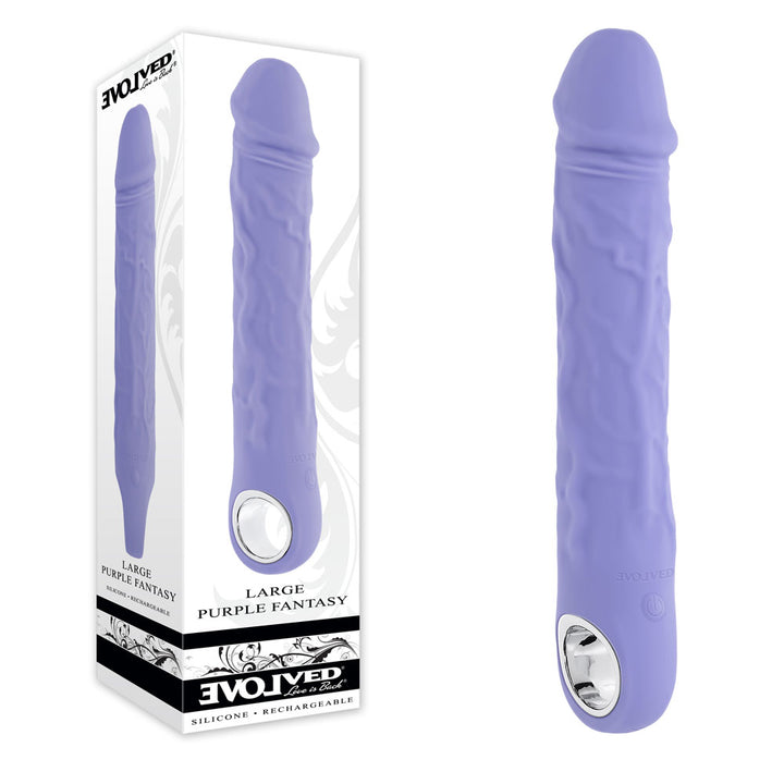 Evolved Large Purple Fantasy Vibrator