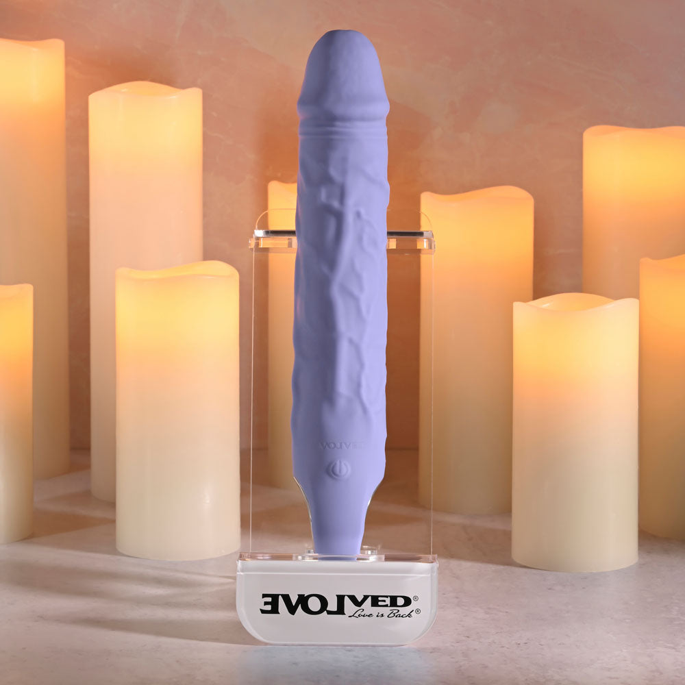 Evolved Large Purple Fantasy Vibrator