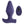 Evolved Starburst Rechargeable Vibrating Butt Plug with Wireless Remote - Purple