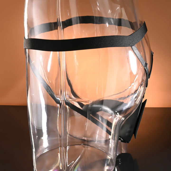 Evolved Come Closer Vibrating Strap-On with Remote - Black