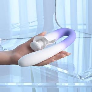 Evolved Sprint Loaded Multi Tapping Vibrator - Purple/White