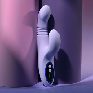 Evolved Pep Talk Thrusting Vibrator with Tapping Clitoral Stimulator - Purple