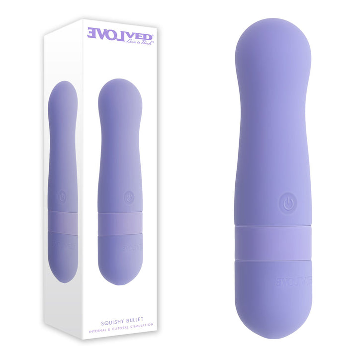 Evolved Squishy Bullet Vibrator - Purple