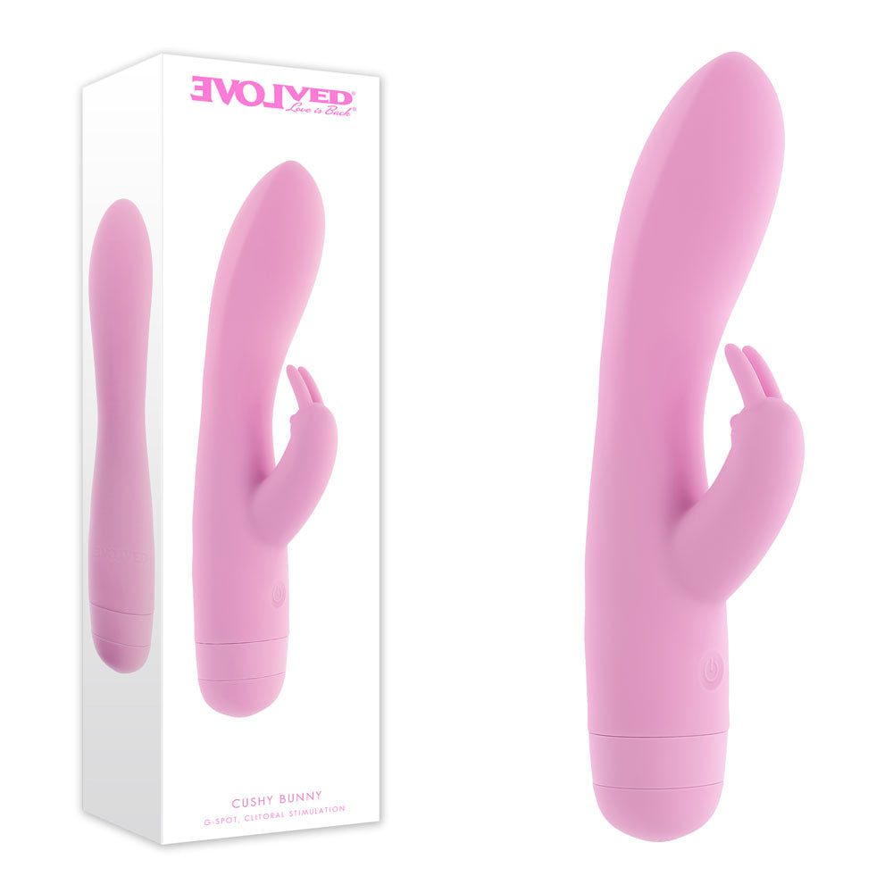 Evolved Cushy Bunny Rabbit Vibrator - Pink