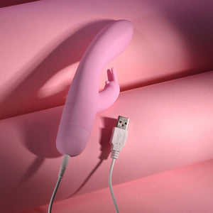 Evolved Cushy Bunny Rabbit Vibrator - Pink