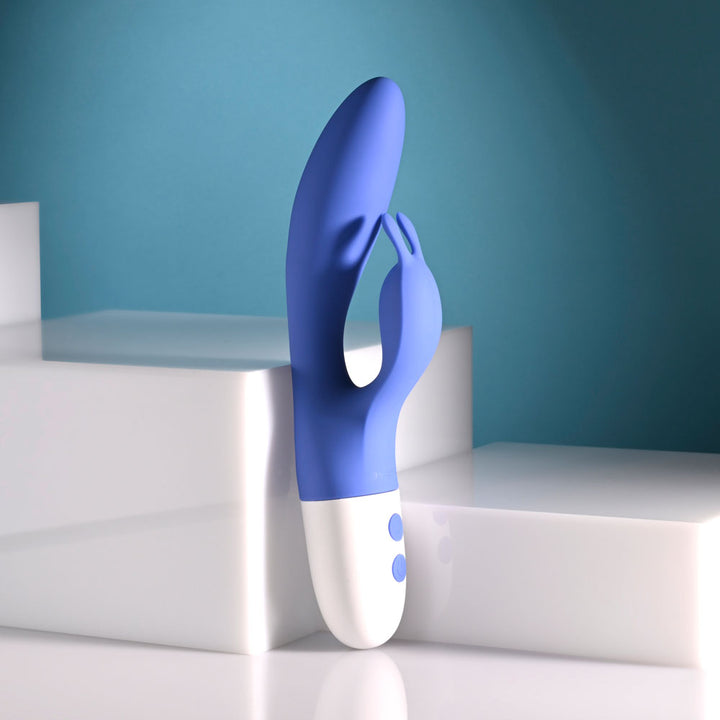 Evolved Funny Bunny Rabbit Vibrator - Blue