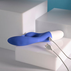 Evolved Funny Bunny Rabbit Vibrator - Blue