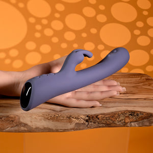 Evolved Poppin Good Time Dual Tapping Rabbit Vibrator - Purple