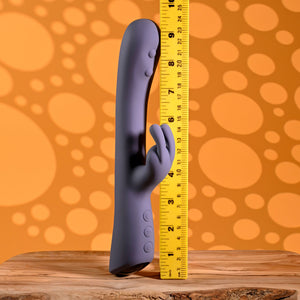 Evolved Poppin Good Time Dual Tapping Rabbit Vibrator - Purple